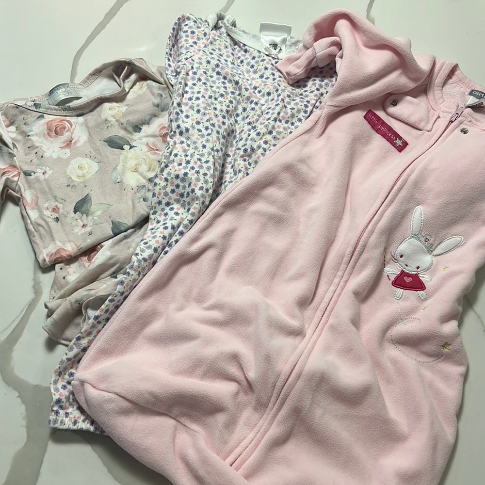 Bundle of 3 sleeping gowns - girls